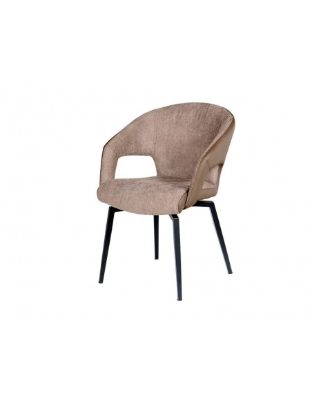Chaise pivotante bi-matière MISTRAL 