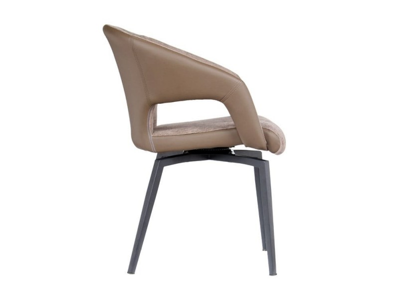 Chaise pivotante bi-matière MISTRAL 