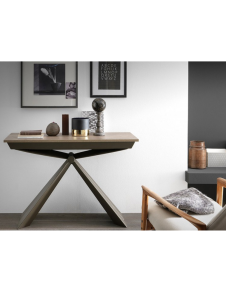 LIVA - Console extensible 5 allonges de 50cm 