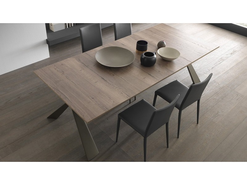 LIVA - Console extensible 5 allonges de 50cm 