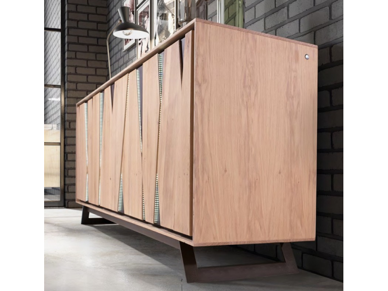 CLARKS - Enfilade 3 portes 1 tiroir avec éclairage 