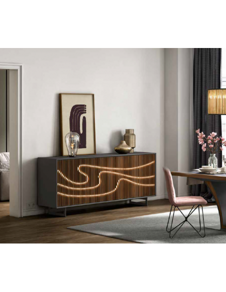 MERCURE - Ensemble 4 chaises GERES 