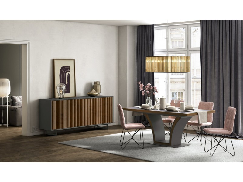 MERCURE - Enfilade 3 portes 210cm 