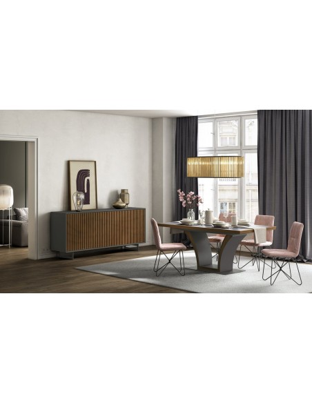 MERCURE - Enfilade 3 portes 210cm 