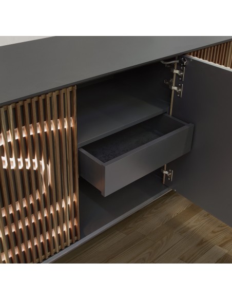 MERCURE - Enfilade 3 portes 210cm 