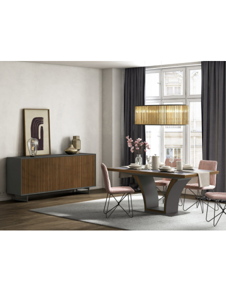 MERCURE - Enfilade 3 portes 210cm 