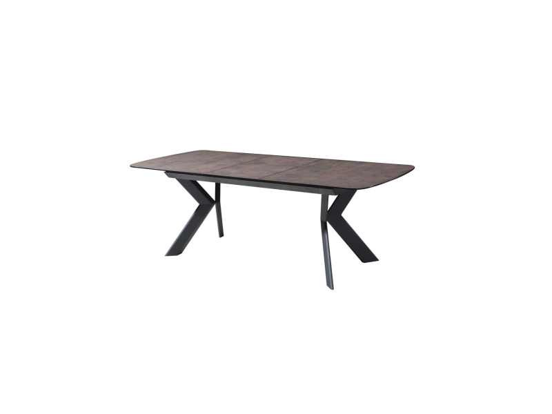 SERENA - Table de séjour 1 allonge centrale de 50cm 