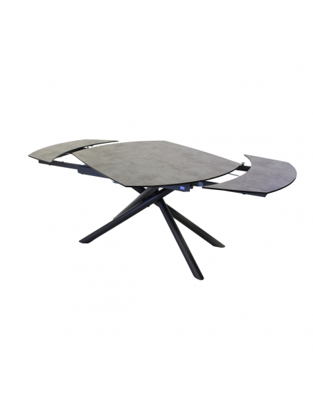 STAN - Table de séjour 2 allonges de 30 cm 