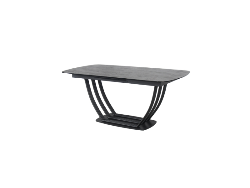 TRIDENT - Table de séjour 1 allonge centrale de 40cm 