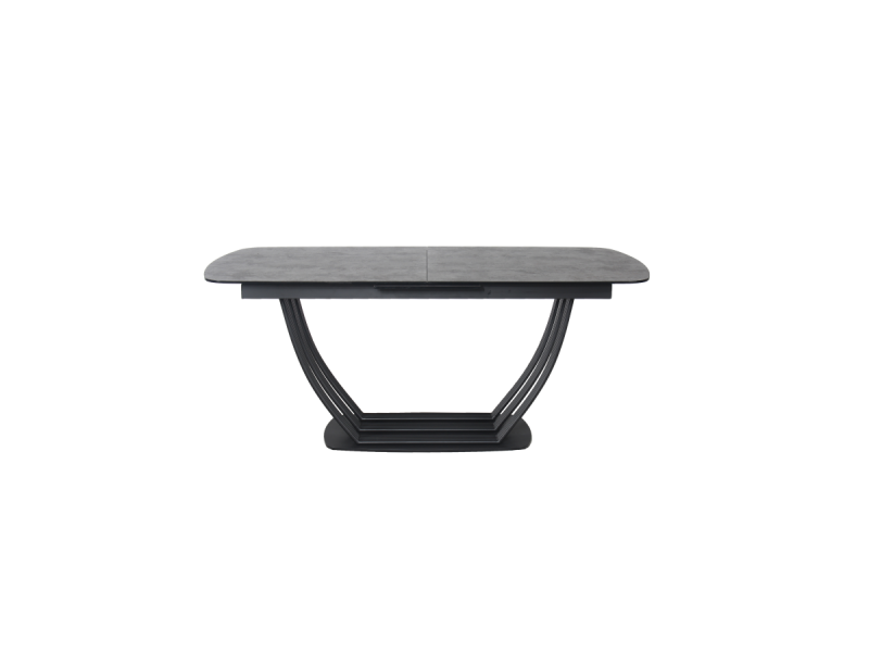 TRIDENT - Table de séjour 1 allonge centrale de 40cm 
