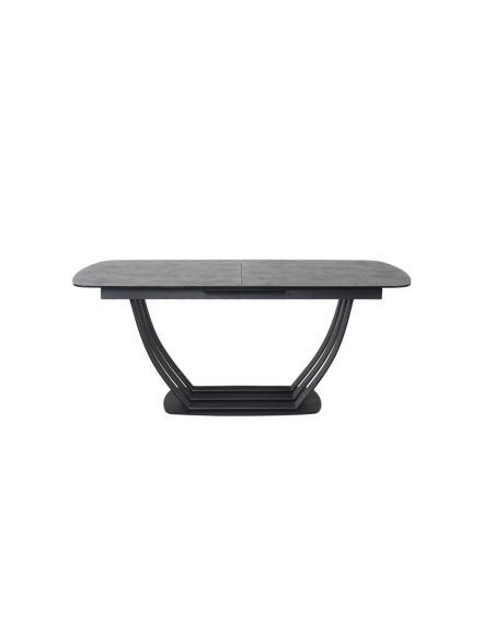 TRIDENT - Table de séjour 1 allonge centrale de 40cm 